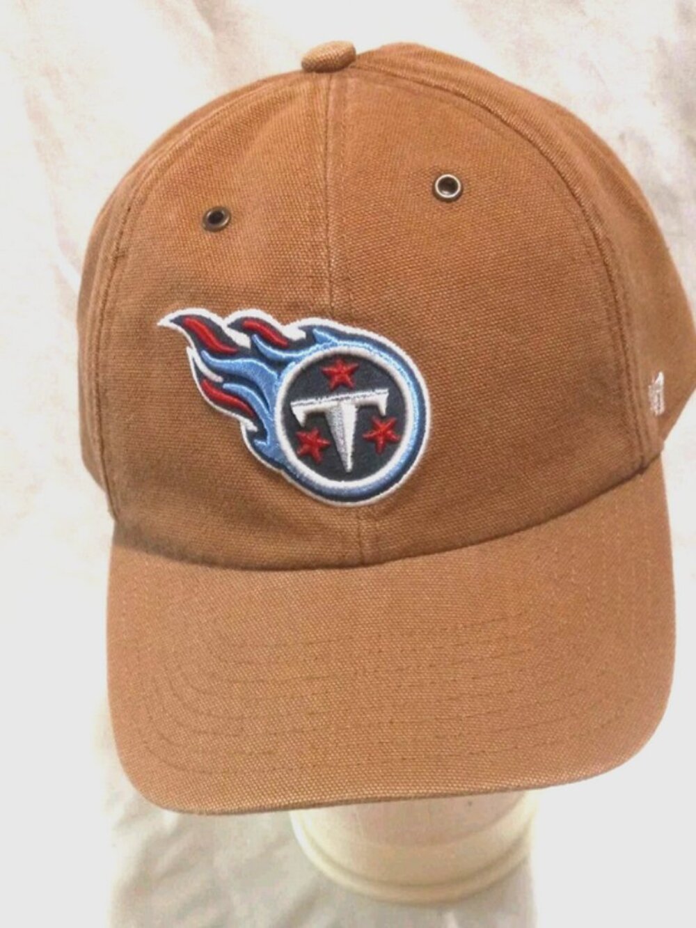 Tennessee Titans Carhartt x '47 Clean Up Brown Strapback Adjustable NFL Hat Cap